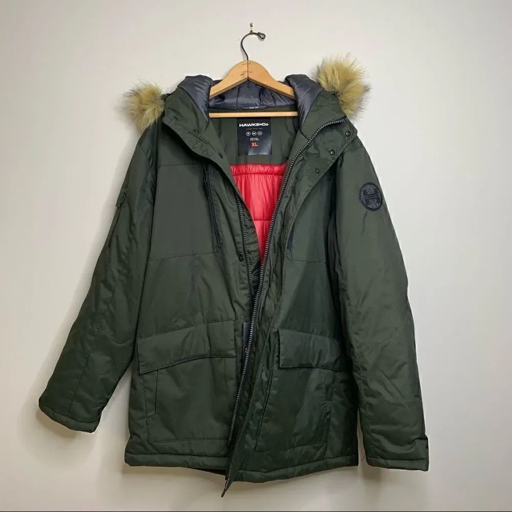 Hawke Co. Faux Fur Trim Jacket - XL